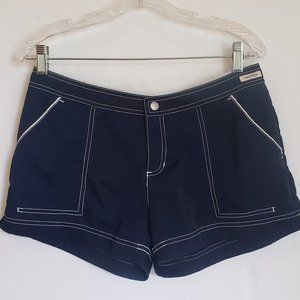 Nautica Navy blue and white Surfing Swim Board Short with pockets